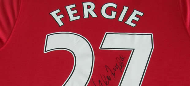 SPECIAL EDITION SIR ALEX FERGUSON SIGNED MANCHESTER UNITED HOME SHIRT